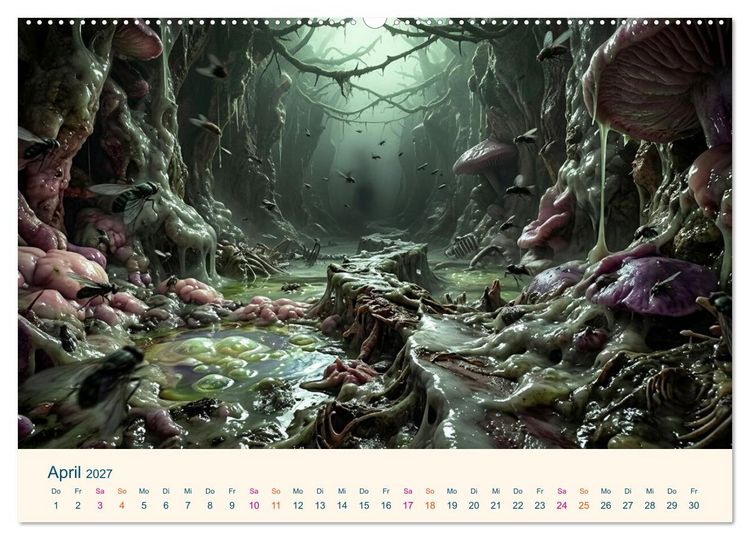 Produktbild: Geografie der Seele - Gef&uuml;hle als Landschaften (Wandkalender 2027 DIN A2 quer), CALVENDO Monatskalender