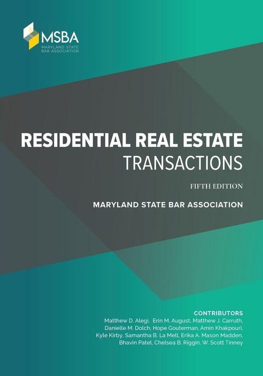 Produktbild: Residential Real Estate Transactions