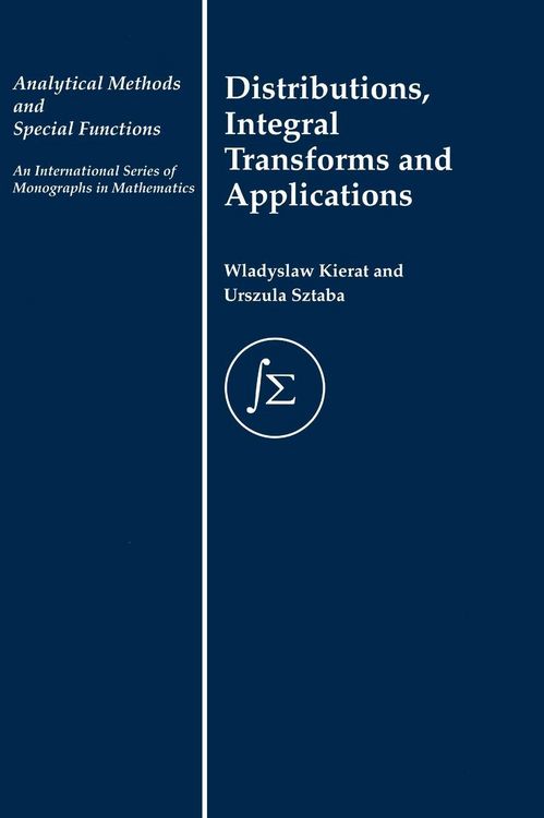 Produktbild: Distribution, Integral Transforms and Applications
