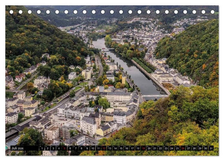 Produktbild: Die Lahn - Zauberhafte Orte rund um Limburg (Tischkalender 2026 DIN A5 quer), CALVENDO Monatskalender