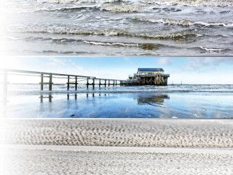Produktbild: CALVENDO Puzzle Ein Motiv aus dem Kalender K&uuml;stenstreifen an der Nordsee | 1000 Teile Lege-Gr&ouml;&szlig;e 64x48cm Foto-Puzzle f&uuml;r gl&uuml;ckliche Stunden