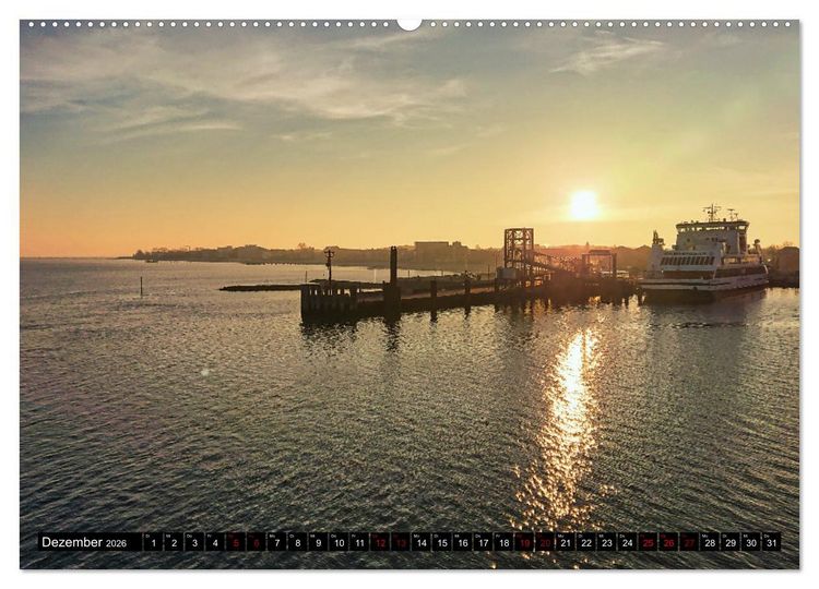 Produktbild: F&ouml;hr... liebt in eine Insel (Wandkalender 2026 DIN A2 quer), CALVENDO Monatskalender
