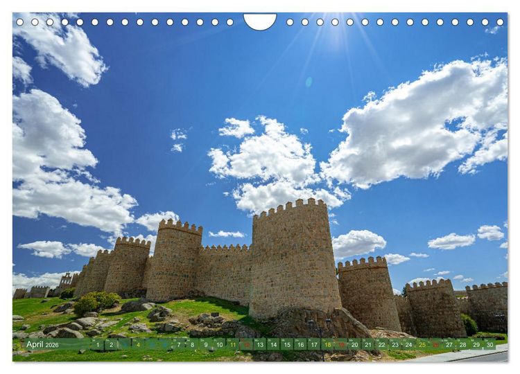 Produktbild: KASTILIEN - Eine Rundreise im Herzen Spaniens (Wandkalender 2026 DIN A4 quer), CALVENDO Monatskalender