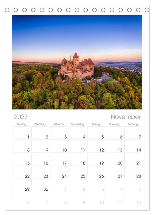 Produktbild: Tischplaner 2027 - Das Weinviertel im wundersch&ouml;nen Nieder&ouml;sterreich. (A5 Tischkalender zum Aufstellen) CALVENDO