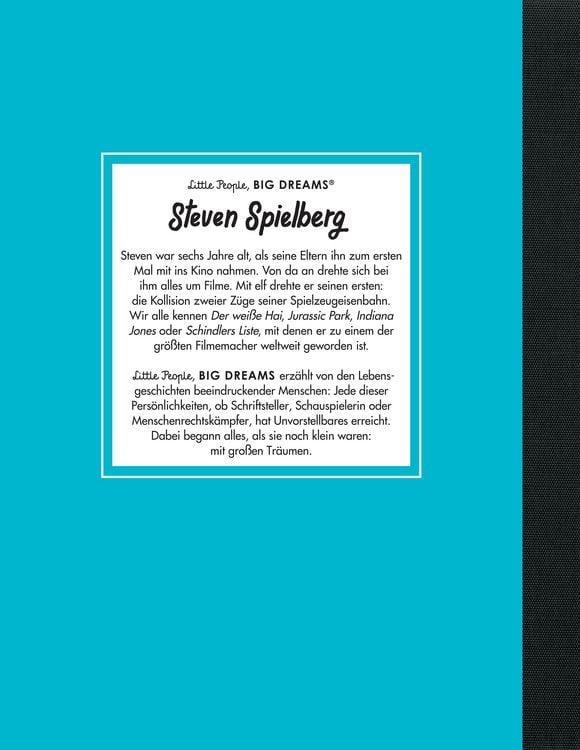 Produktbild: Steven Spielberg &ndash; Little People, BIG DREAMS (Deutsche Ausgabe)