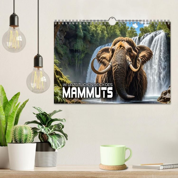 Produktbild: Im urzeitlichen Reich des Mammuts (Wandkalender 2026 DIN A4 quer), CALVENDO Monatskalender