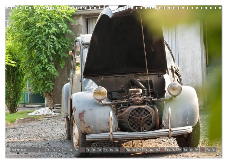 Produktbild: Citro&euml;n 2CV Alte Liebe rostet nicht (Wandkalender 2026 DIN A3 quer), CALVENDO Monatskalender