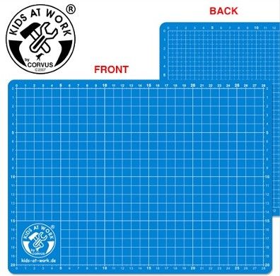 Produktbild: CORVUS A600658 - Kids at work: Schneidematte Cut Mat A4 22x30cm