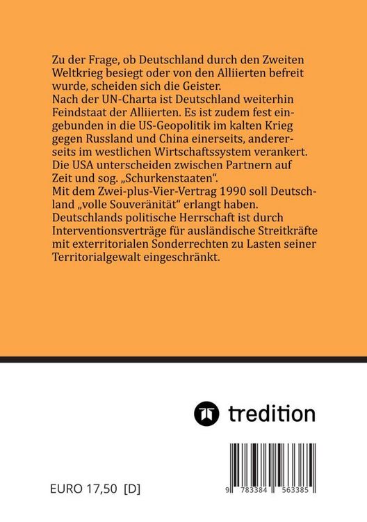 Produktbild: Politische Herrschaft &uuml;ber Deutschland