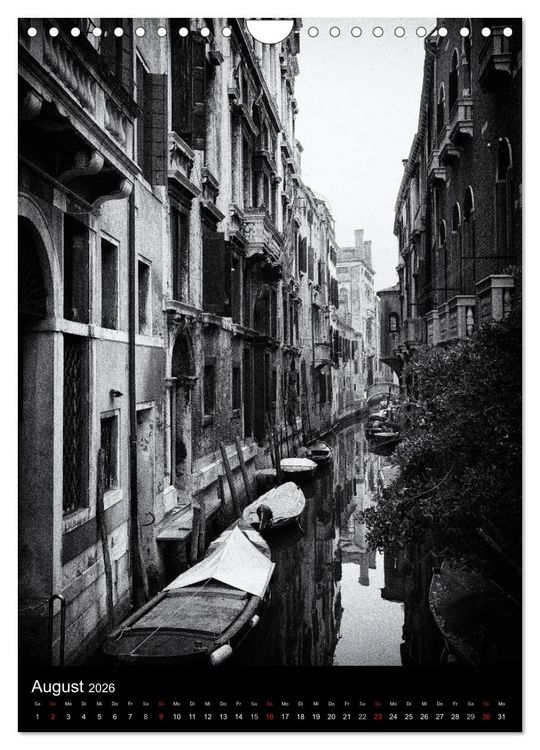 Produktbild: Venice Noir - Das etwas andere Venedig (Wandkalender 2026 DIN A4 hoch), CALVENDO Monatskalender