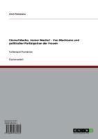 Produktbild: Einmal Macho, immer Macho? - Von Machismo und politischer Partizipation der Frauen