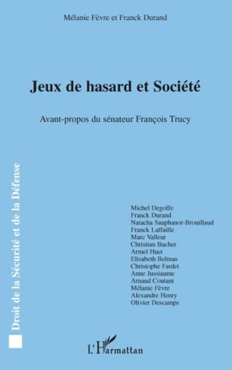 Produktbild: Jeux de hasard et Soci&eacute;t&eacute;