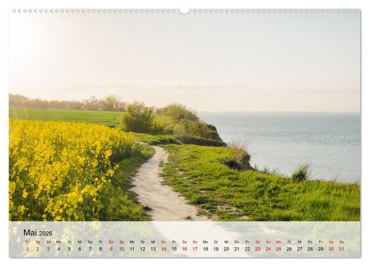 Produktbild: Schwedeneck Natur und Meer (Wandkalender 2026 DIN A2 quer), CALVENDO Monatskalender