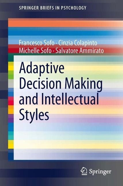 Produktbild: Adaptive Decision Making and Intellectual Styles