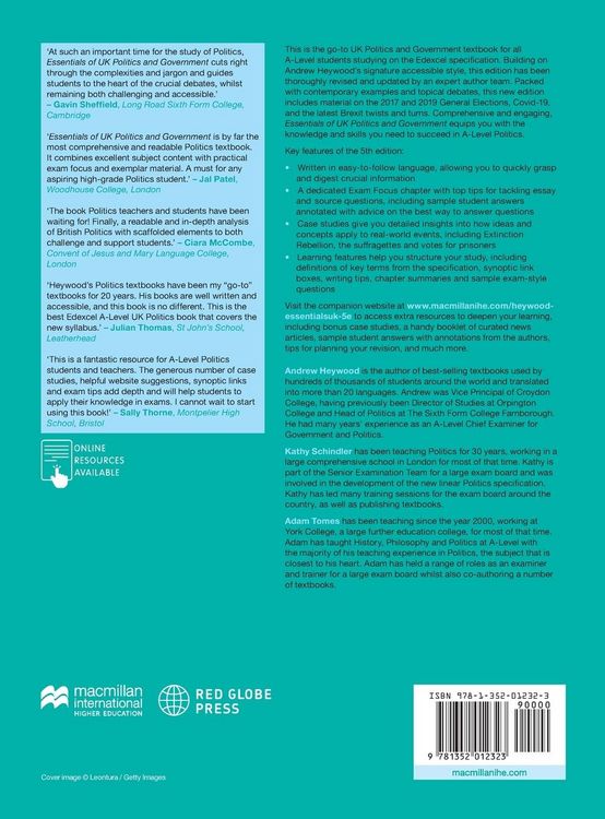 Produktbild: Essentials of UK Politics and Government