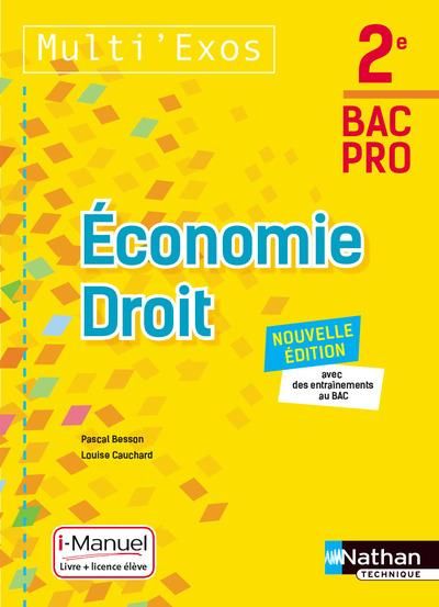 Produktbild: Economie Droit; 2de Bac Pro; Licence Et Livre De L Eleve Edition 2017