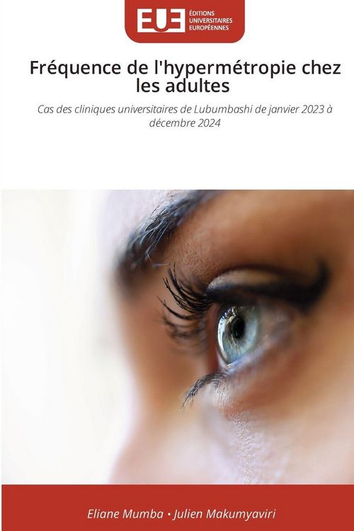 Produktbild: Fr&eacute;quence de l'hyperm&eacute;tropie chez les adultes