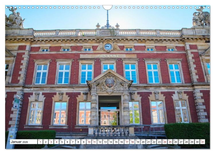 Produktbild: G&ouml;rlitz - Europas verborgene Sch&ouml;nheit an der Nei&szlig;e (Wandkalender 2026 DIN A3 quer), CALVENDO Monatskalender