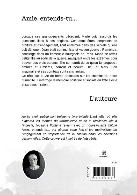 Produktbild: Jocelyne Fontyne: Amie, entends-tu...
