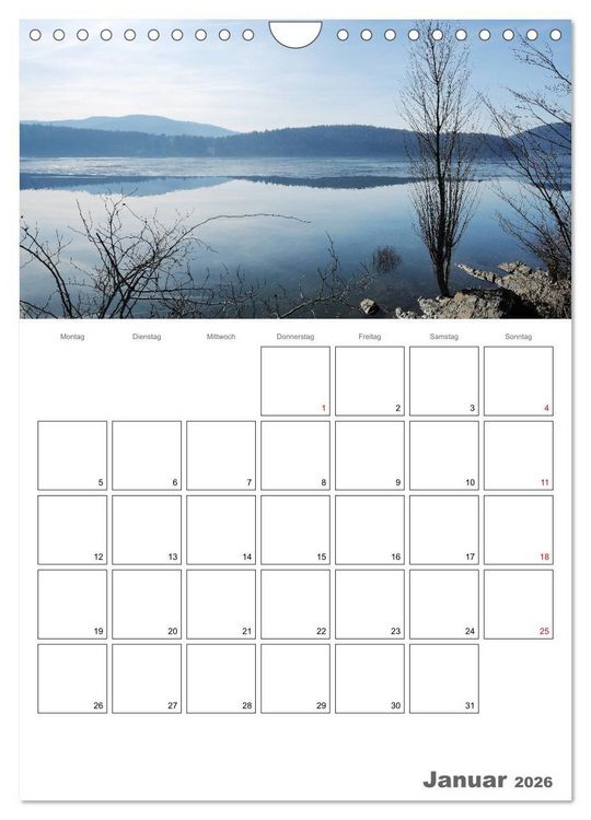 Produktbild: Hessens sch&ouml;nster See - Der Edersee (Wandkalender 2026 DIN A4 hoch), CALVENDO Monatskalender