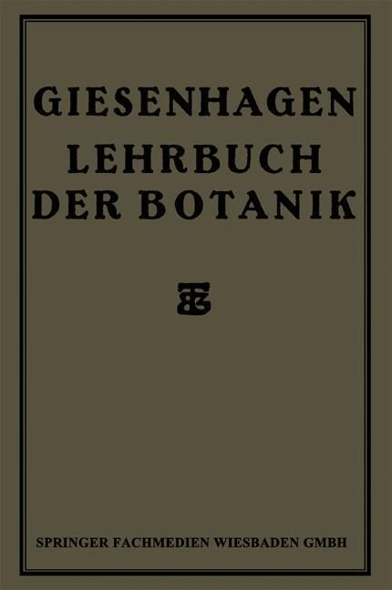 Produktbild: Lehrbuch der Botanik