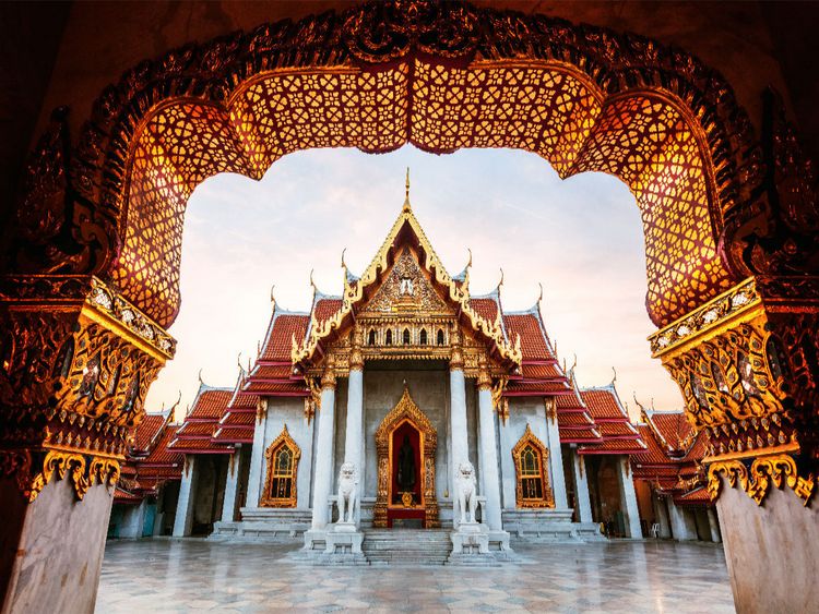 Produktbild: CALVENDO Puzzle Wat Benchamabophit - Bangkok - Thailand 1000 Teile Lege-Gr&ouml;&szlig;e 640 x 480 cm Foto-Puzzle Bild von Matteo Colombo