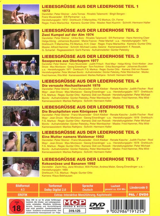 Produktbild: Liebesgr&uuml;&szlig;e aus der Lederhose Teil 1-7 [7 DVDs]