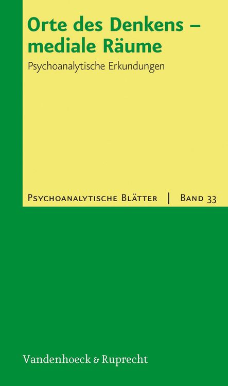 Produktbild: Orte des Denkens - mediale R&auml;ume