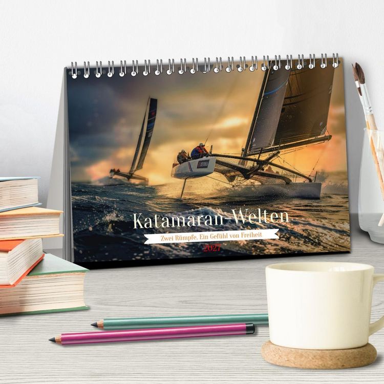 Produktbild: Katamaran-Welten (Tischkalender 2027 DIN A5 quer), CALVENDO Monatskalender