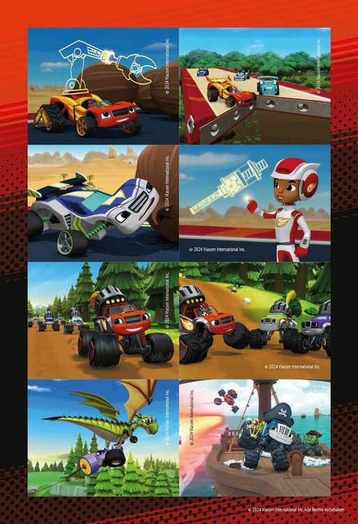 Produktbild: Blaze und die Monstermaschinen: Superstarker Sticker- und Malspa&szlig;