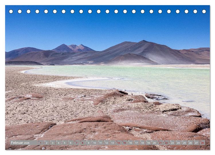 Produktbild: Chile - S&uuml;damerikas Geheimtipp im Farbrausch (Tischkalender 2026 DIN A5 quer), CALVENDO Monatskalender