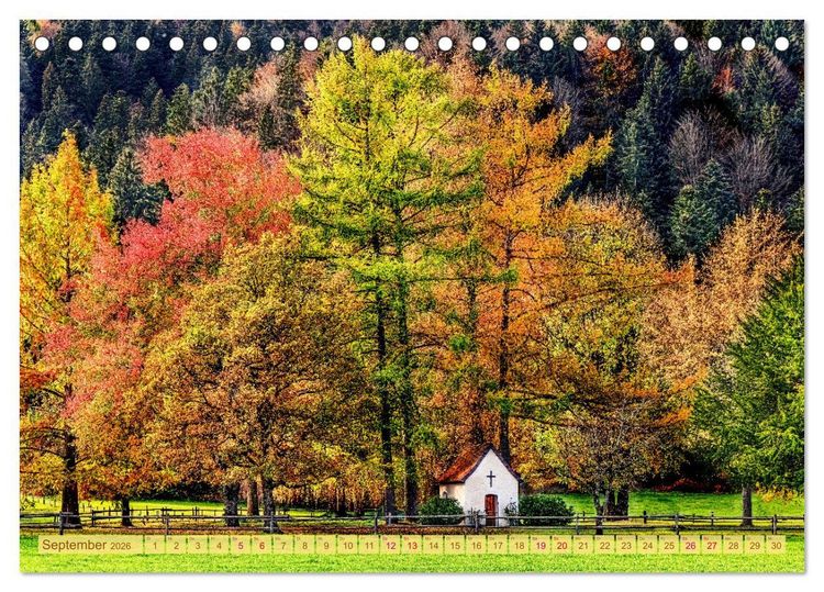 Produktbild: Idyllische Landschaften am Tegernsee (Tischkalender 2026 DIN A5 quer), CALVENDO Monatskalender