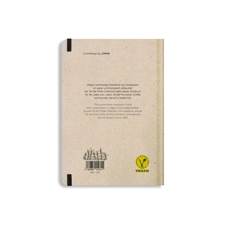 Produktbild: matabooks - Pride Collection Nari Notizbuch A5 "Life" (punktiert, farbig)