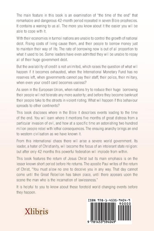 Produktbild: A Bible Study Investigation Into Our Relationship to God and Into the Time of the End