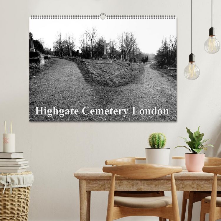 Produktbild: Highgate Cemetery London (Wandkalender 2026 DIN A2 quer), CALVENDO Monatskalender
