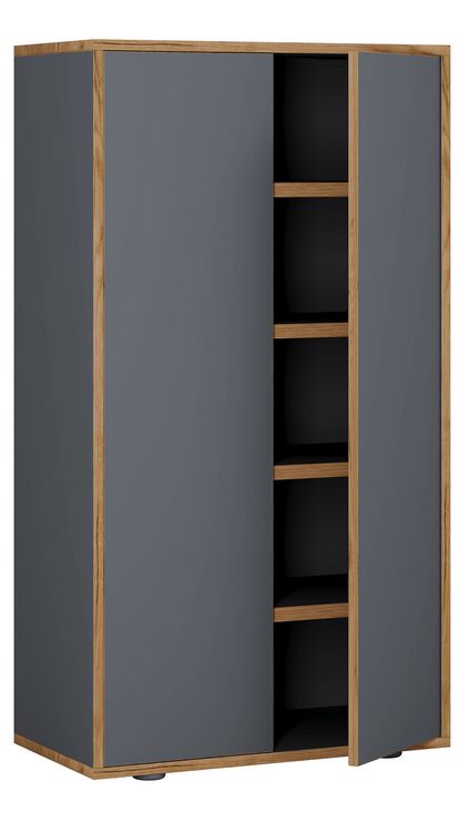 Produktbild: XL Holz Gro&szlig;er Schuhschrank Schuhkommode Salia B60