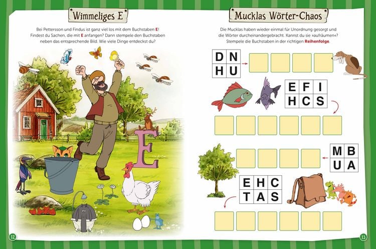 Produktbild: Pettersson und Findus: Mein gro&szlig;es ABC-Stempelbuch