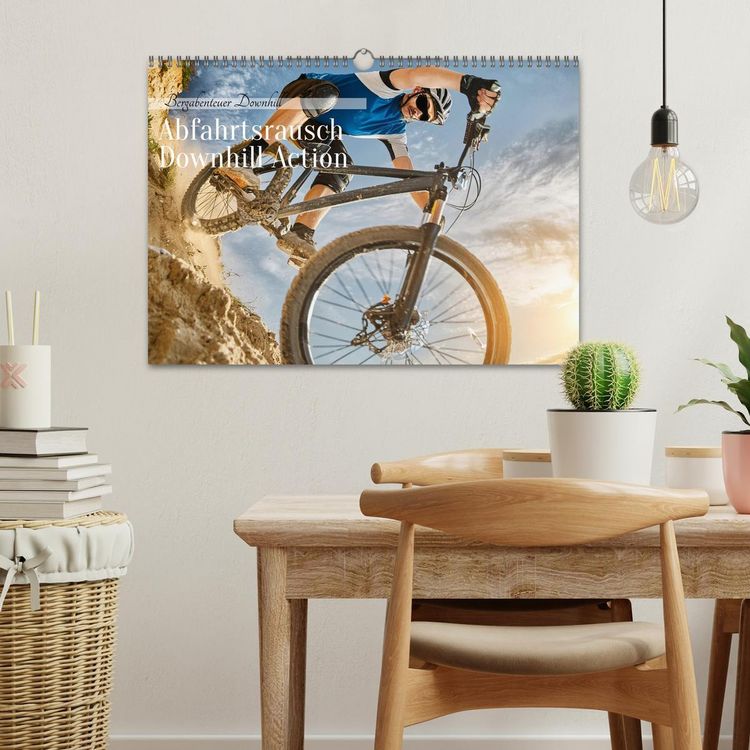 Produktbild: Abfahrtsrausch Downhill Aktion (Wandkalender 2026 DIN A3 quer), CALVENDO Monatskalender
