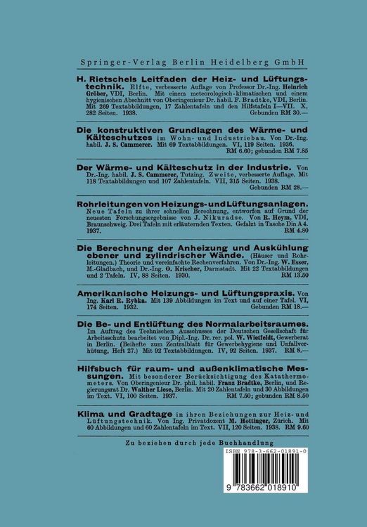 Produktbild: Die Heiz- und L&uuml;ftungsanlagen in den verschiedenen Geb&auml;udearten