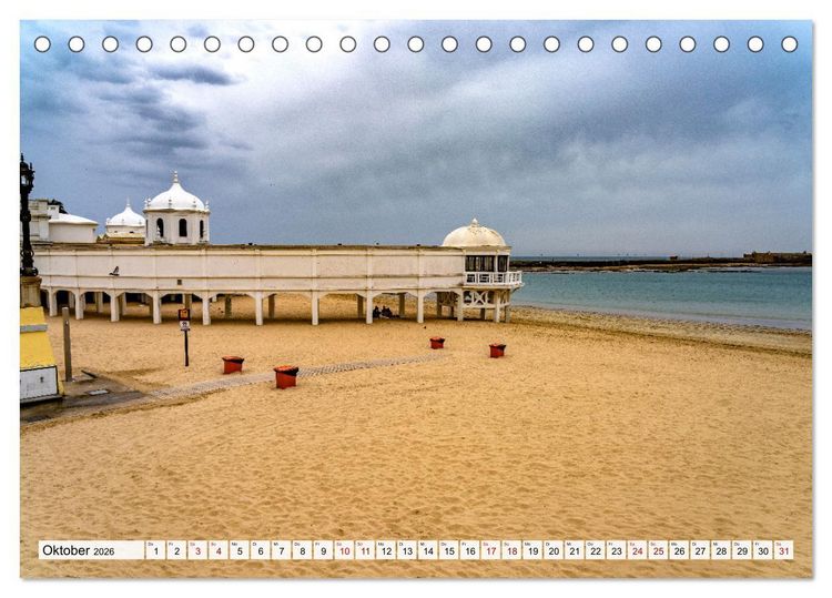 Produktbild: Spanien - Costa de la Luz (Tischkalender 2026 DIN A5 quer), CALVENDO Monatskalender