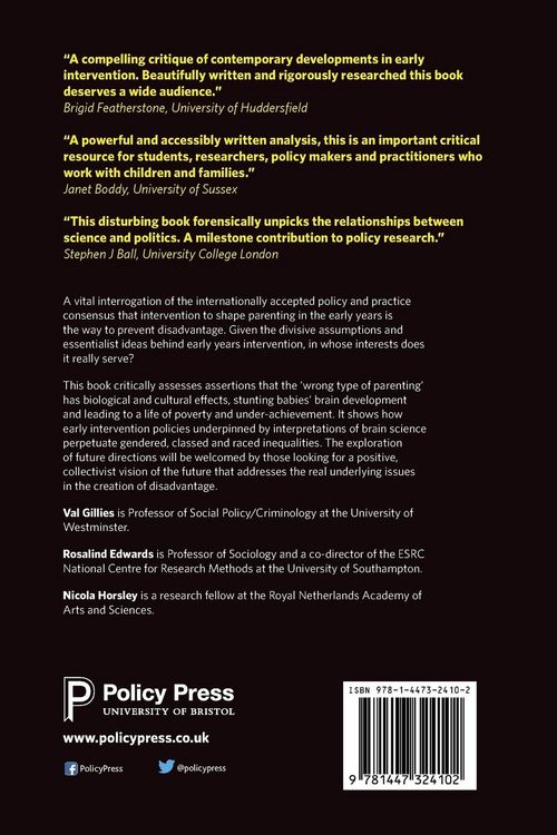 Produktbild: Challenging the politics of early intervention