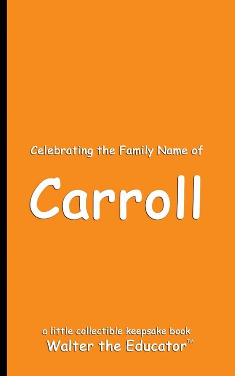 Produktbild: Celebrating the Family Name of Carroll