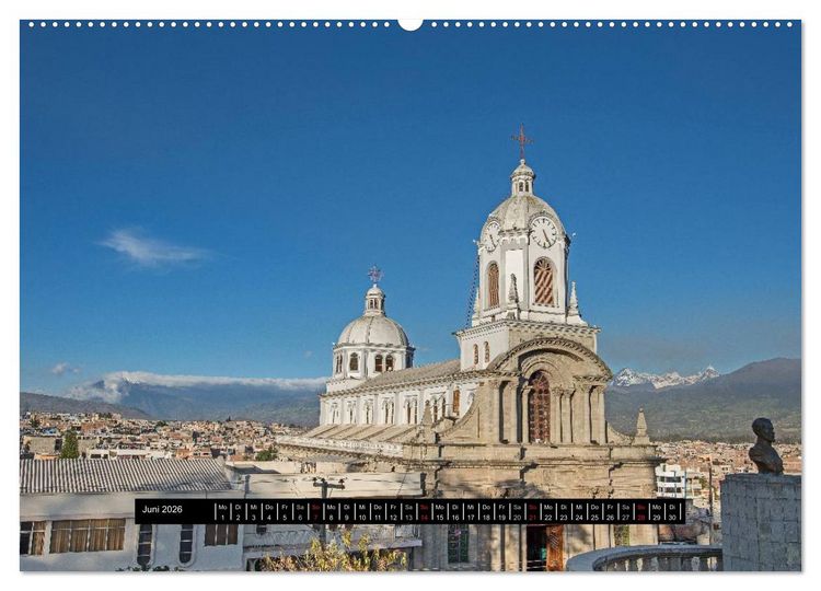 Produktbild: Ecuador (hochwertiger Premium Wandkalender 2026 DIN A2 quer), Kunstdruck in Hochglanz