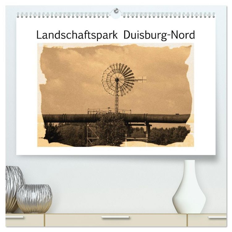 Produktbild: Landschaftspark Duisburg-Nord (hochwertiger Premium Wandkalender 2026 DIN A2 quer), Kunstdruck in Hochglanz