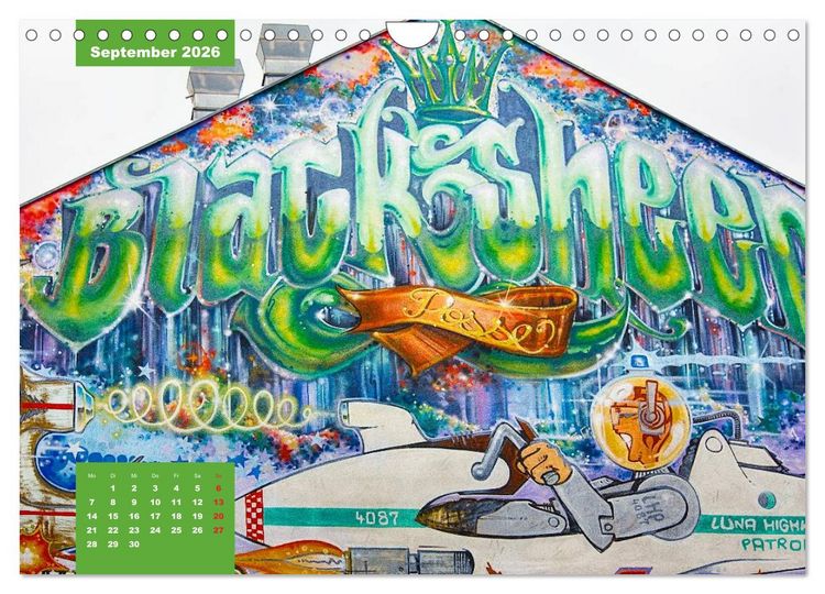 Produktbild: Graffiti (Wandkalender 2026 DIN A4 quer), CALVENDO Monatskalender