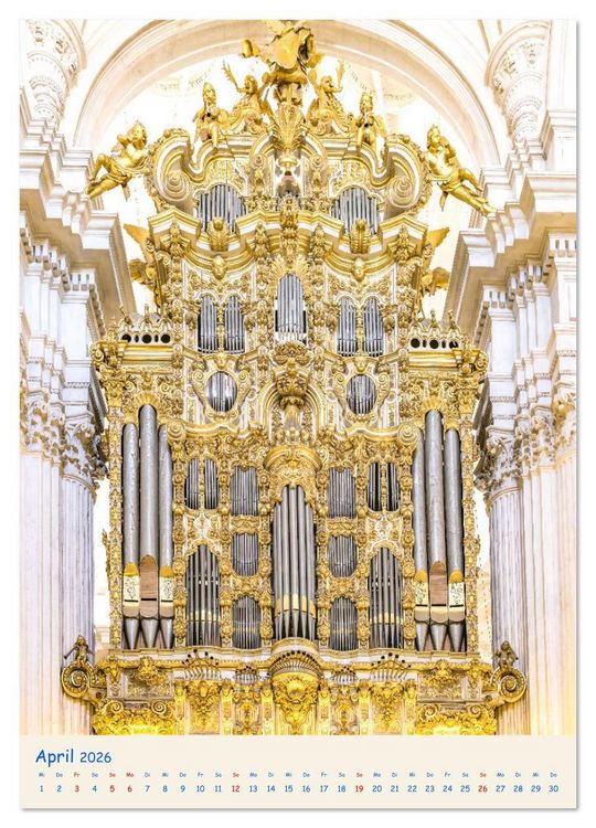Produktbild: Orgel Giganten (Wandkalender 2026 DIN A3 hoch), CALVENDO Monatskalender