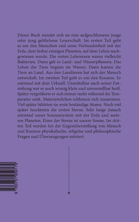 Produktbild: Der Mensch im Kosmos