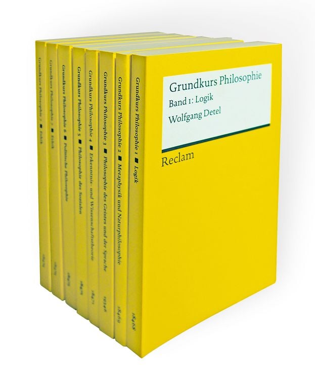 Produktbild: Grundkurs Philosophie. Acht Bände eingeschweißt