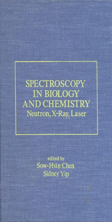 Produktbild: Spectroscopy in Biology and Chemistry