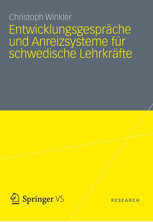 Produktbild: Entwicklungsgespr&auml;che und Anreizsysteme f&uuml;r schwedische Lehrkr&auml;fte